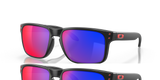 OAKLEY Holbrook - MATTE BLACK WITH POSITIVE RED IRIDIUM