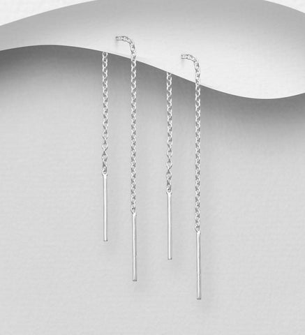 925 Sterling Silver Threader Earings