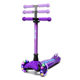 I-Glide 3 Wheel Kids Scooter - PURPLE/BLUE