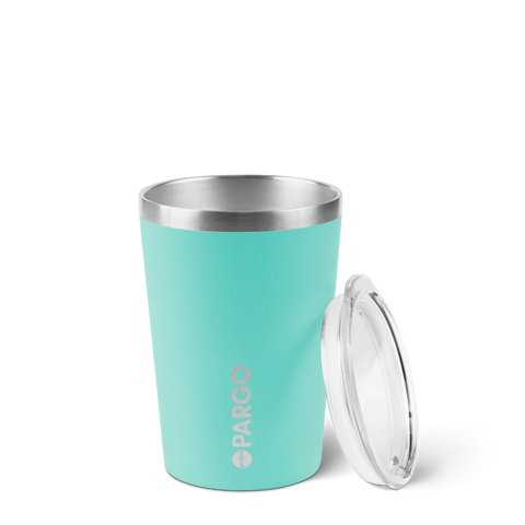 PROJECT PARGO Premium Insulated Stainless 355ml/12oz Coffee Cup - ISLAND TURQUOISE