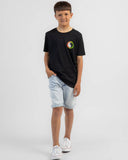 TOWN & COUNTRY Boys OG Logo Tee - BLACK RASTA