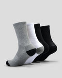 SANTA CRUZ Other Dot Crew Sock (4 Pack) - BLACK/WHITE/GMARLE