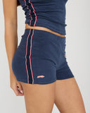 RUSTY Bodhi Towelling Booty Short - NAVY