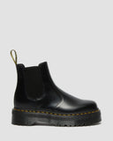 DR. MARTENS 2976 Quad Chelsea Boot - BLACK POLISHED SMOOTH