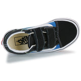 VANS Old Skool V (Kids)  - PIXEL FLAME BLACK/BLUE