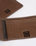 RUSTY High River 2 Leather Wallet - DARK TAN