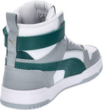 PUMA RBD Game Jr (YOUTH) - WHITE / MALACHITE / GREY / GOLD