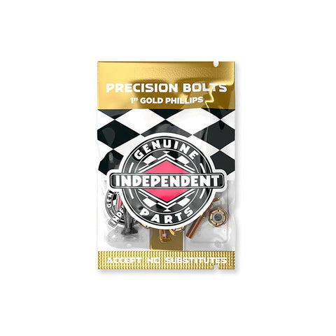 INDEPENDENT Precision Bolts 1" - GOLD (PHILLIPS)