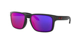 OAKLEY Holbrook - MATTE BLACK WITH POSITIVE RED IRIDIUM