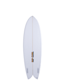 RIP CURL Twin 5'8" - WHITE / ORANGE