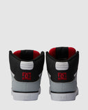 DC Pure High-Top WC - BLACK/GREY/RED