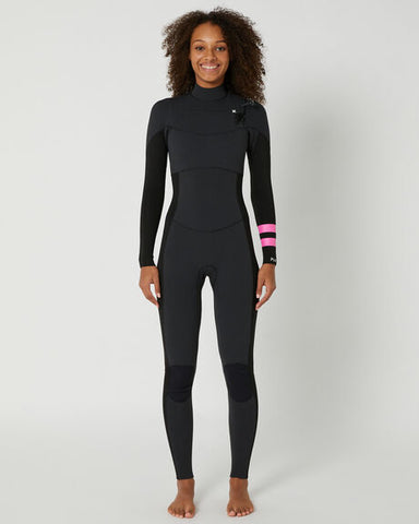 HURLEY - Women's Plus 4/3mm Full Suit - BLACK/GRAPHITE