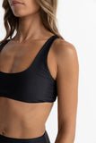 RHYTHM Classic Crop Top - BLACK