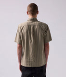 FORMER Reynolds Striped Short Sleeve Shirt - MOSS