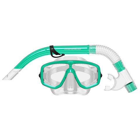 MIRAGE - Cruise Adult Mask & Snorkel Set - GREEN