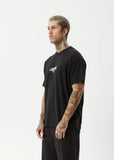 AFENDS Break Through - Boxy T-Shirt - BLACK