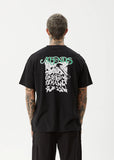 AFENDS Break Through - Boxy T-Shirt - BLACK