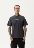 AFENDS Questions Retro Fit T-Shirt - CHARCOAL