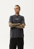 AFENDS Questions Retro Fit T-Shirt - CHARCOAL