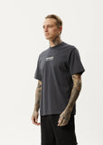 AFENDS Questions Retro Fit T-Shirt - CHARCOAL