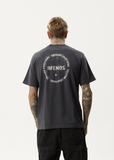 AFENDS Questions Retro Fit T-Shirt - CHARCOAL