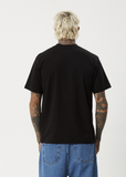 AFENDS Repeat Retro Fit Tee - BLACK