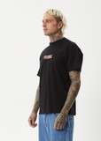 AFENDS Dosed Retro Fit Tee - BLACK