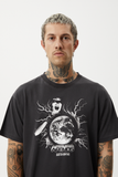 AFENDS Doom Gen Recycled Boxy Fit Tee - STONE BLACK