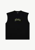 AFENDS Home Recycled Sleeveless Tee - STONE BLACK