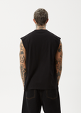 AFENDS Home Recycled Sleeveless Tee - STONE BLACK