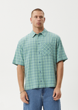 AFENDS Creator Recycled Short Sleeve Shirt  - PINE