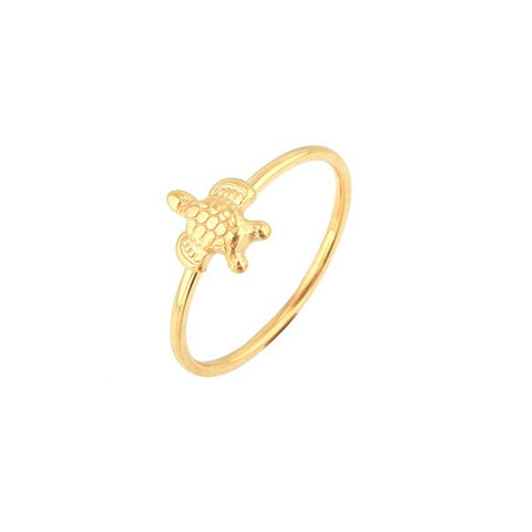 CLASSIC 77 Gold Turtle Ring