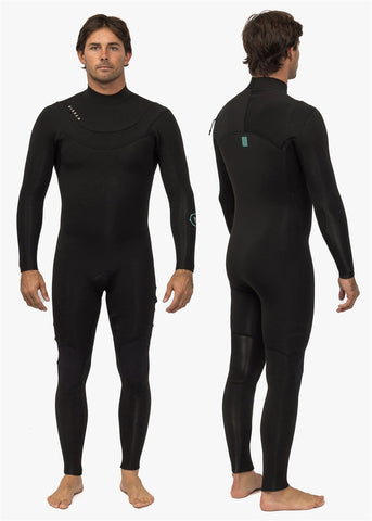 VISSLA New Seas 3/2 V -Zip - BLACK