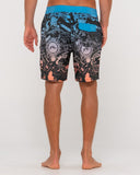 RUSTY - Paste Up Boardshort - BLACK