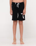 RUSTY Offshore Cargo Boardshort Boys - BLACK