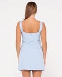 RUSTY Meg Slip Dress - CELESTIAL BLUE