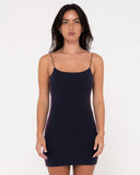 RUSTY Racer Mini Dress - NAVY