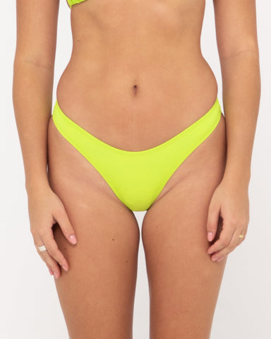 RUSTY Lime A Dozen Brazilian Pant - LIME PUNCH