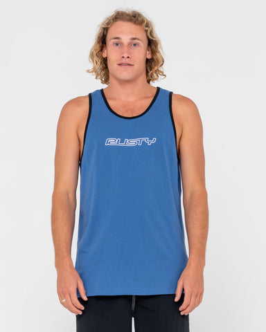 RUSTY - Flip Daddy Tank - DELFT BLUE