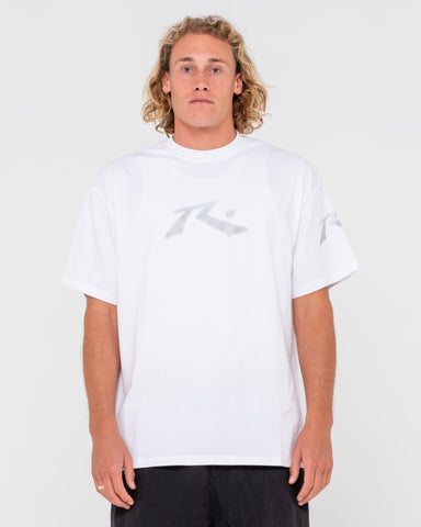 RUSTY Comp Revolution X Short Sleeve Tee - WHITE