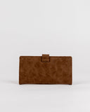 RUSTY Bobbi Suede Flap Wallet - CHOCOLATE