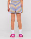 RUSTY Camila Stripe Short Girls - YONDER BLUE