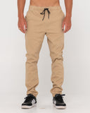 RUSTY Hook Out Elastic Pant - KHAKI