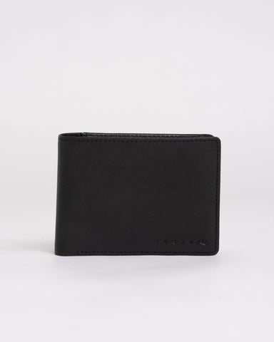 RUSTY - High River 2 Leather Wallet - BLACK