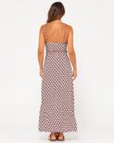 RUSTY Sorrento Maxi Dress - TUSCAN BROWN