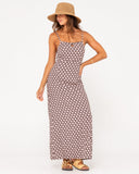 RUSTY Sorrento Maxi Dress - TUSCAN BROWN