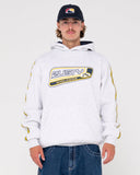 RUSTY  Roadhouse Taped Hooded Super Fleece - ECRU MARLE