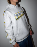 RUSTY  Roadhouse Taped Hooded Super Fleece - ECRU MARLE