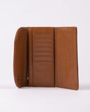 RUSTY Eve Flap Wallet - TAN