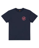 SANTA CRUZ MFG Dot Fade Tee Short Sleeve Regular Fit - NAVY